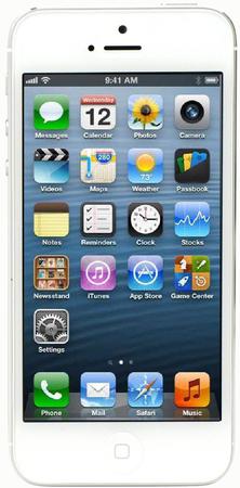 Смартфон Apple iPhone 5 32Gb White & Silver - Горно-Алтайск