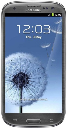 Смартфон Samsung Galaxy S3 GT-I9300 16Gb Titanium grey - Горно-Алтайск